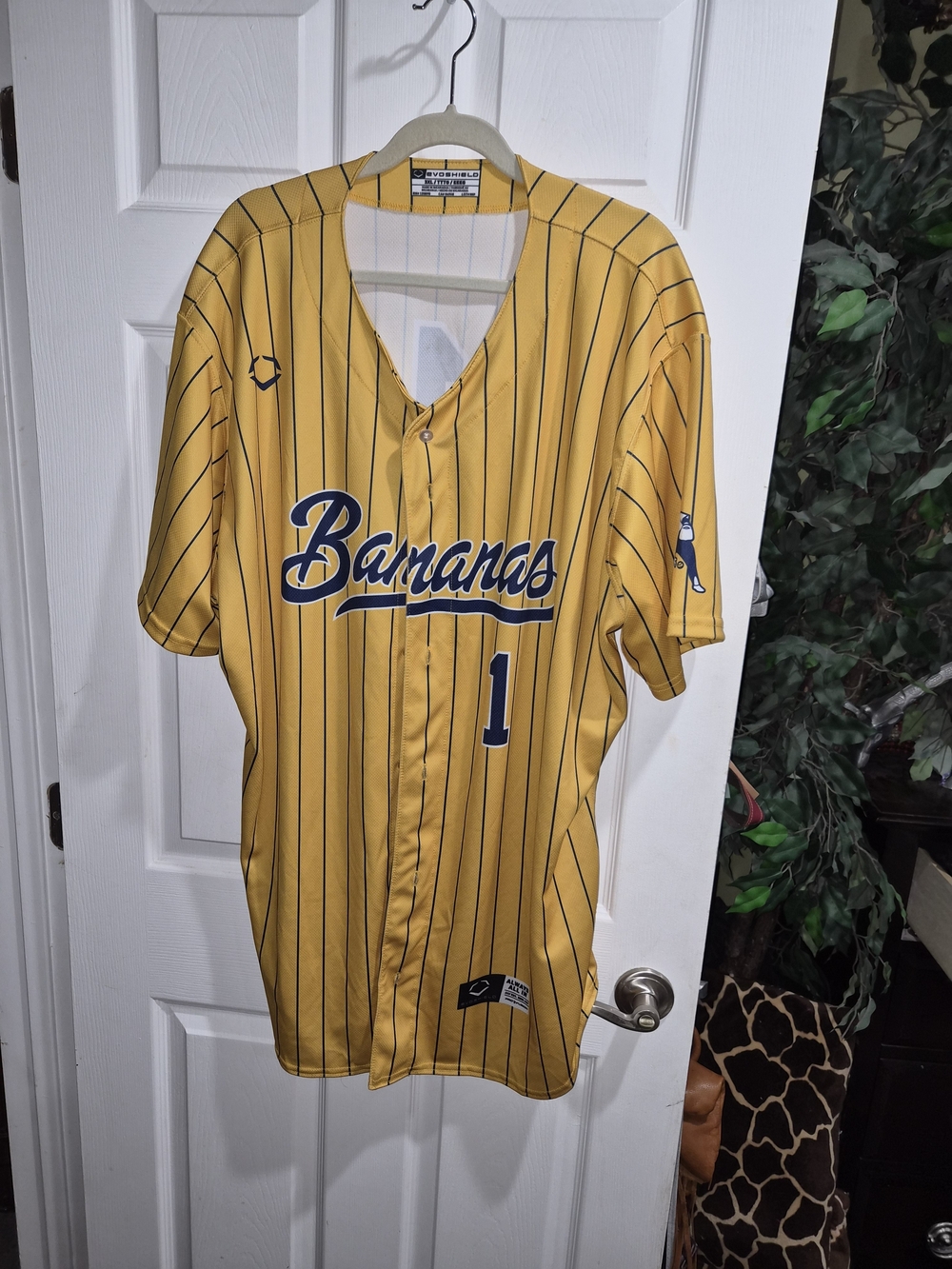 Savannah Bananas Official Baseball Jersey  3xl